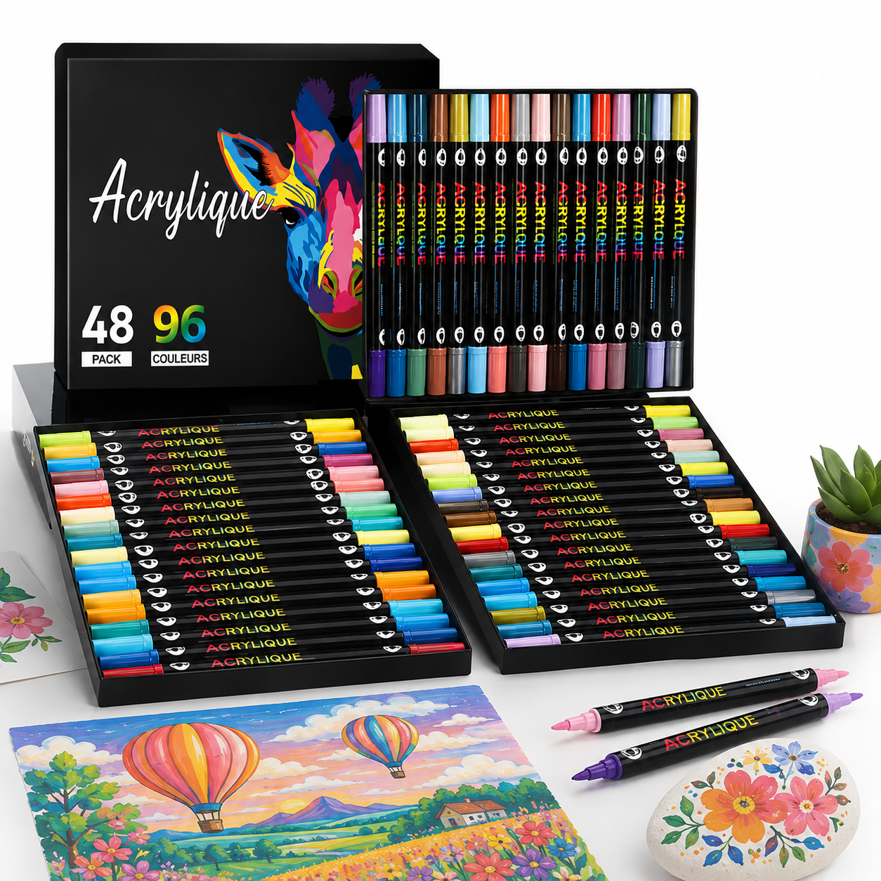 Coffret Créateur Kreaativa — Feutres Acryliques