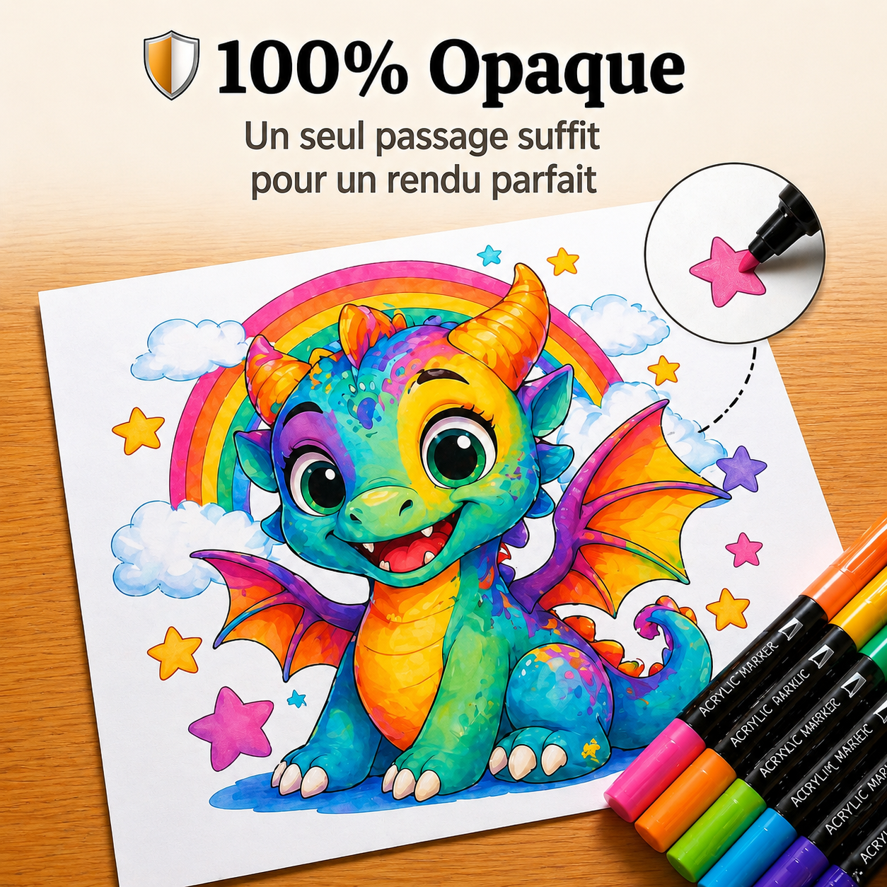 Coffret Créateur Kreaativa — Feutres Acryliques